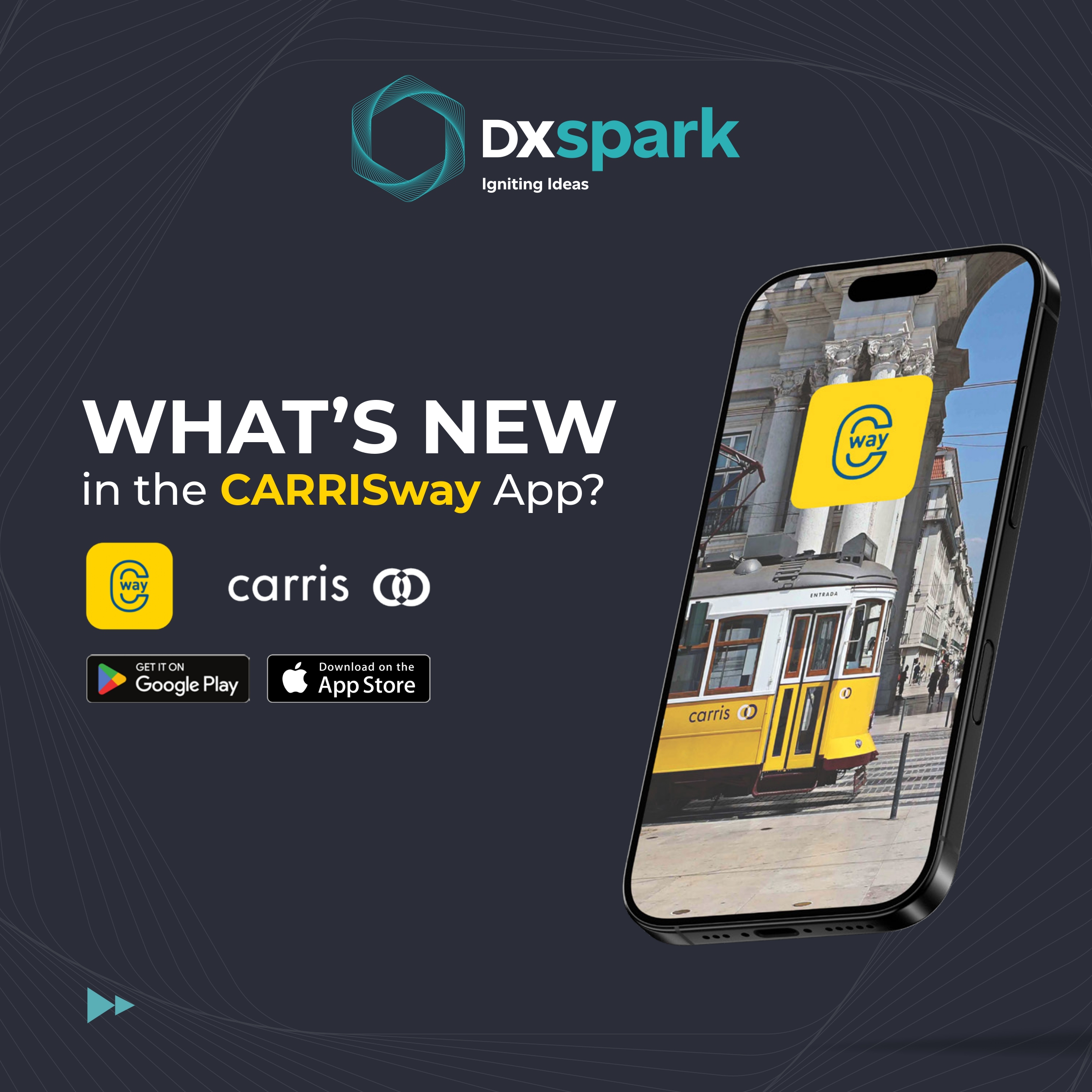 Novidades na app CARRISway com passe digital · New features in CARRISway public transport app
